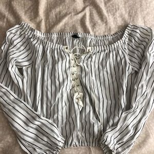 Off the shoulder shirt